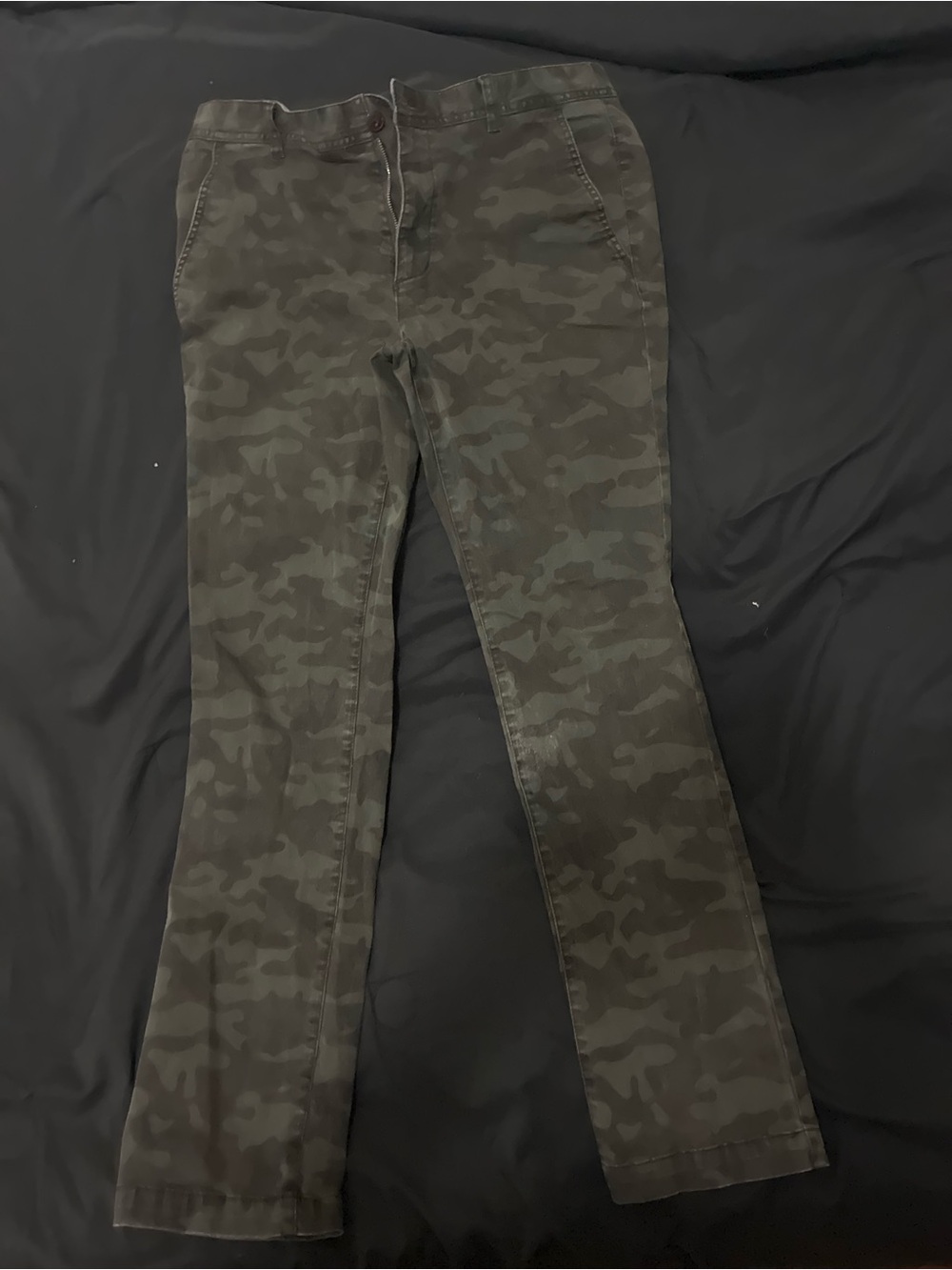 Weatherproof Women’s Camo Flare Jeans in Olive